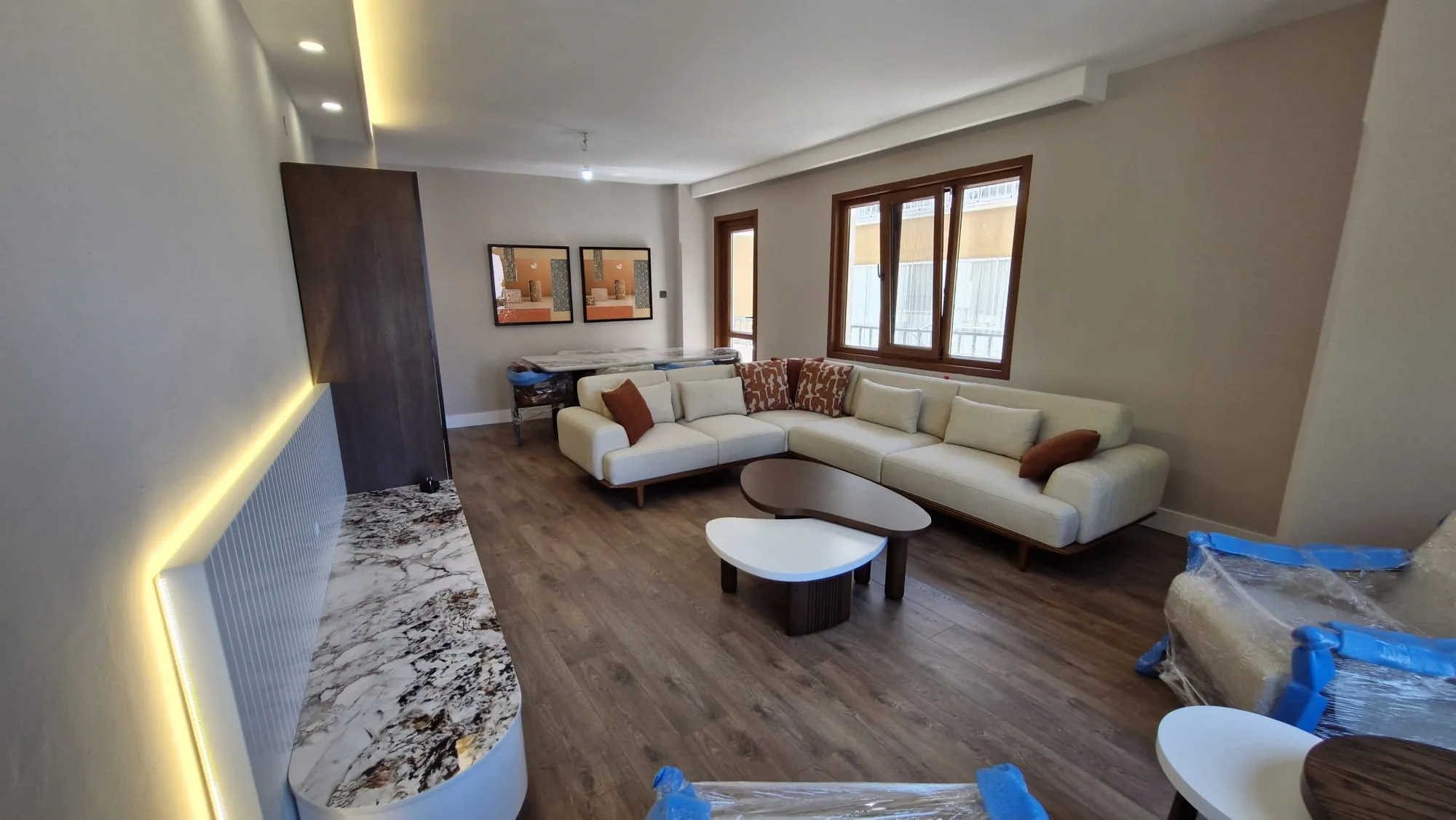 Modern Ev Salon Genel Görünüm